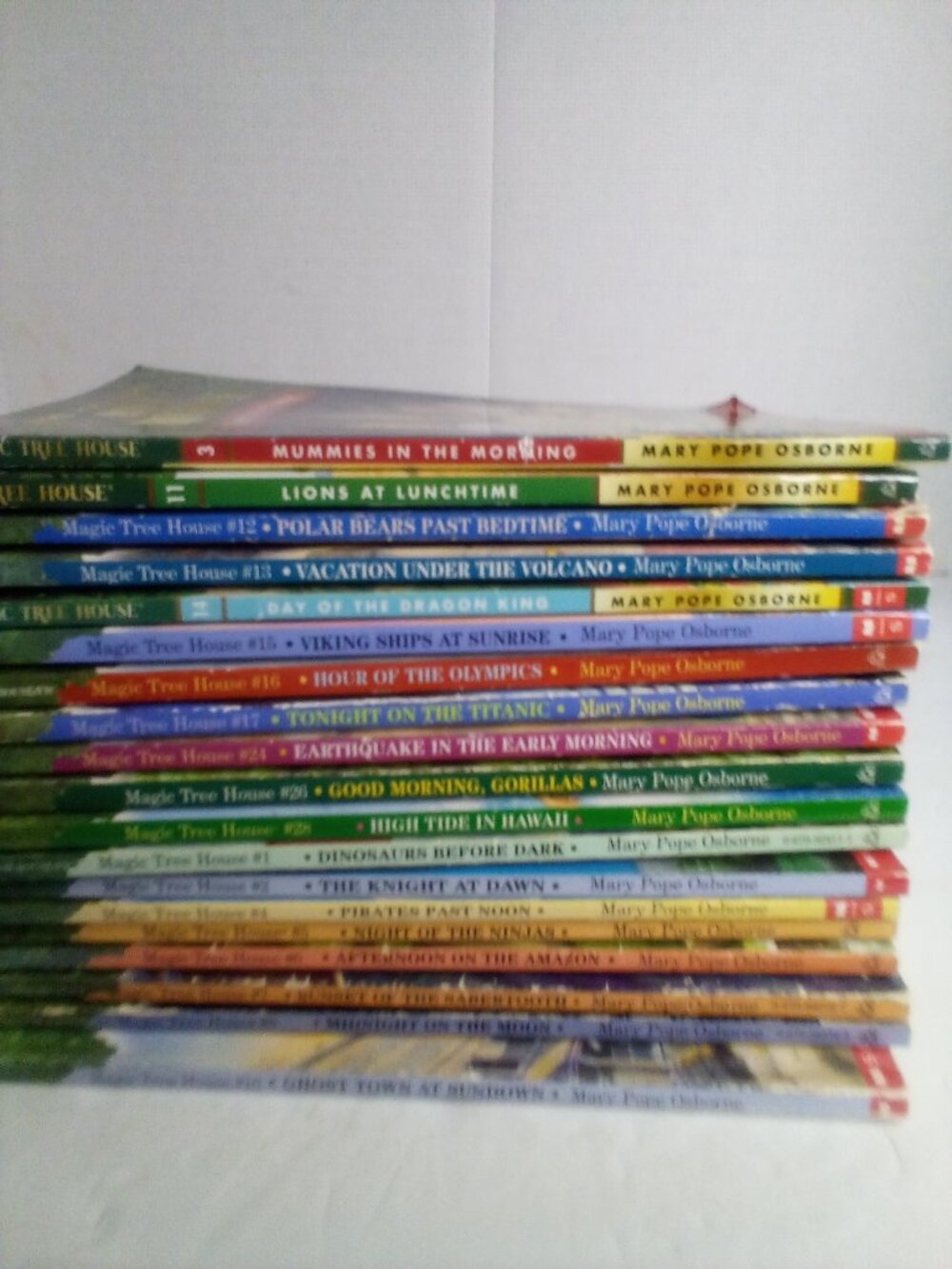 Magic Tree House Paperback Book Lot of 19 Mary Pope Osborne